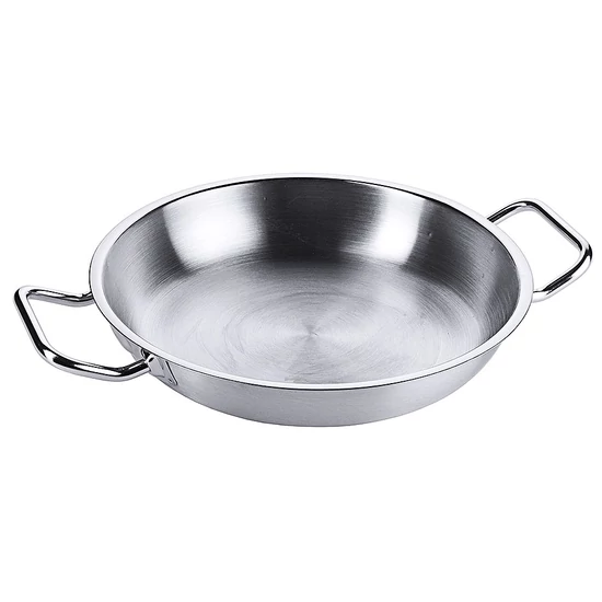 Kétfülű serpenyő rozsdamentes acélból - 24 cm - 2,7 L