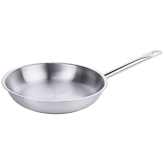 Bottura nyeles serpenyő rozsdamentes acélból 24 cm * 7 mm-es talppal *