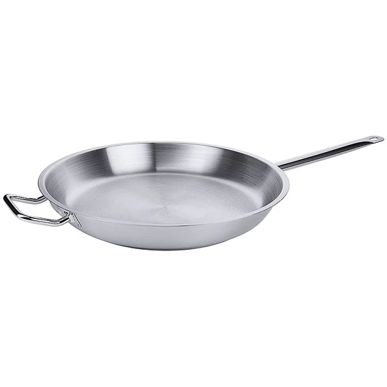 Bottura nyeles serpenyő rozsdamentes acélból 40 cm * 7 mm-es talppal *