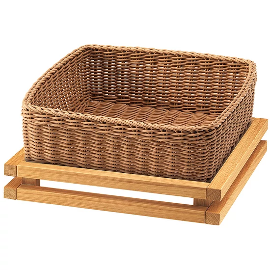 Frilich Raiser Oak alacsony péksütemény kínáló állvány - MOSHATÓ