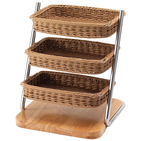 Frilich Vario Rack, széles péksütemény kínáló állvány - MOSHATÓ