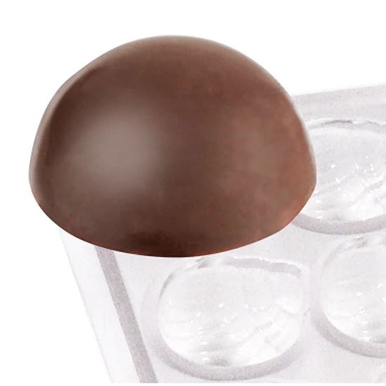 Bonbon öntőforma 32 db-os, félgömb forma