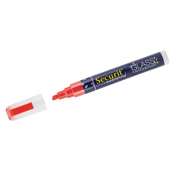 Vízálló táblafilctoll, piros 2-6 mm