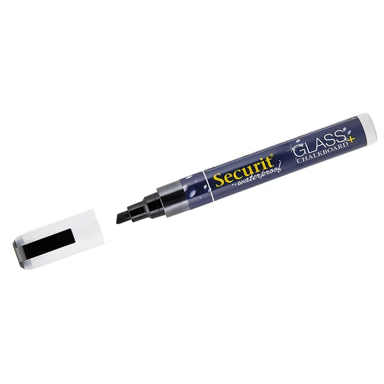 Vízálló táblafilctoll, fekete 2-6 mm