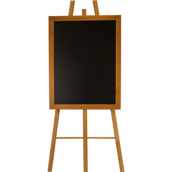 Kültéri megállítótáblákhoz festőállvány, 165 cm - teak