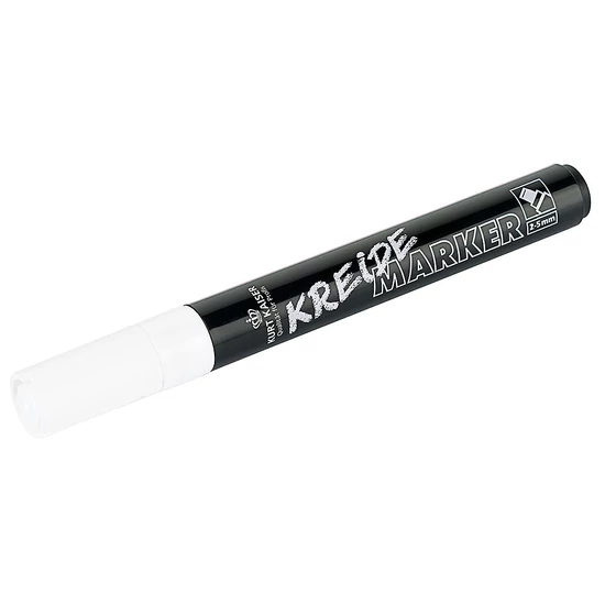 Nem vízálló táblafilctoll, fehér 2-5 mm