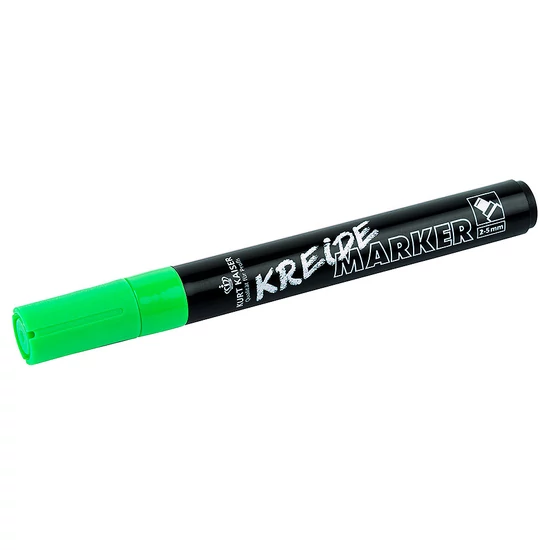 Nem vízálló táblafilctoll, zöld 2-5 mm