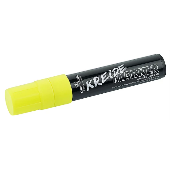 Nem vízálló táblafilctoll, sárga 5-15 mm