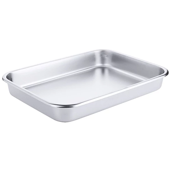 Tepsi rozsdamentes acélból, 7755-ös széria - 4 L, 35 x 25 x 5 cm