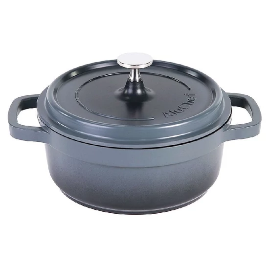 AluChef® öntött alumíniumból készült lábas fedővel, szürke, 2,4 L