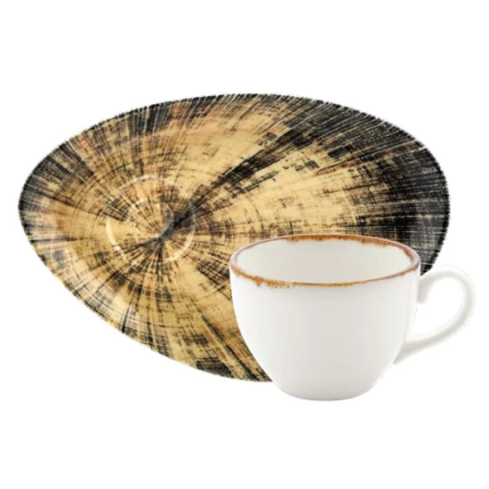 Colosseum cappuccinós és teáscsésze alj, prezentációs 25 x 17 cm