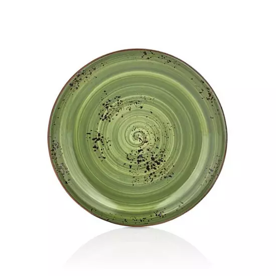 Green Harmony lapos couver tányér 17 cm