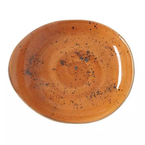Dahlia organikus formájú tányér 24 x 27 cm