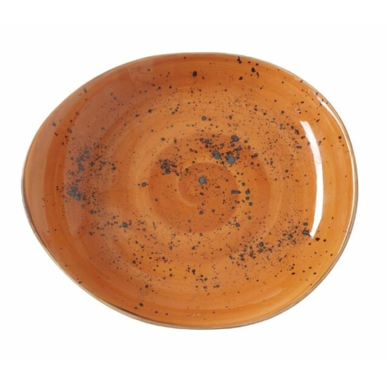 Dahlia organikus formájú tányér 24 x 27 cm