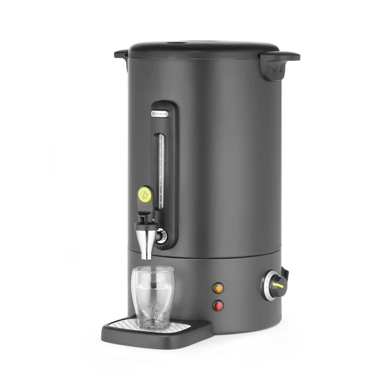 Mattfekete forróital-melegítő – Bronwasser tervezte, HENDI, 16L, Fekete, 220-240V/1650W, 357x380x(H)502mm