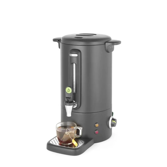 Mattfekete forróital-melegítő – Bronwasser tervezte, HENDI, 9L, Fekete, 220-240V/950W, 307x330x(H)450mm