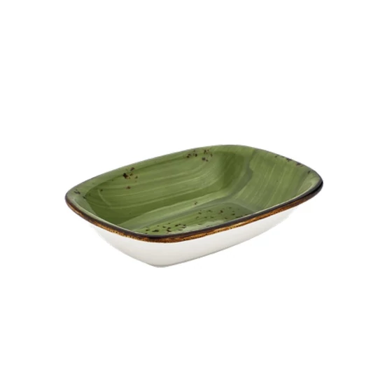 Green Harmony szögletes tál 10 x 6,5 cm