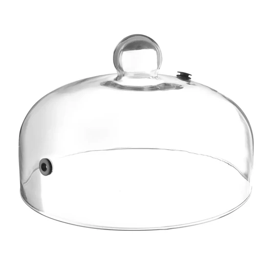 Üvegbúra szellőzővel, HENDI, Tányérfedő kupola, ø260x(H)174mm