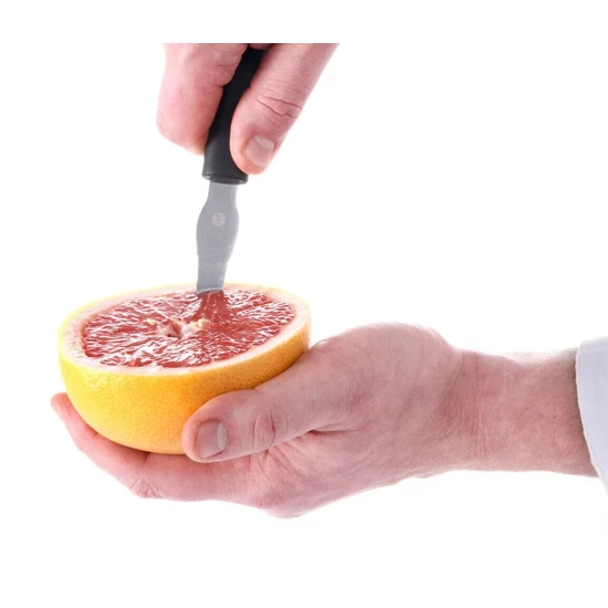 Grapefruit kés, HENDI, Fekete, (L)210mm