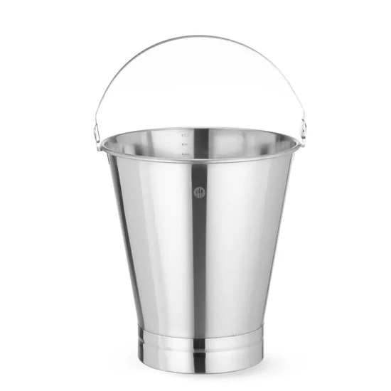 Vödör erősített alappal, HENDI, Profi Termékcsalád, 12L, ø300x(H)310mm