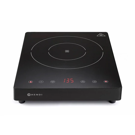 Indukciós főzőlap 2000W Kitchen Line, HENDI, Kitchen Termékcsalád, 230V/2000W, 297x411x(H)57mm
