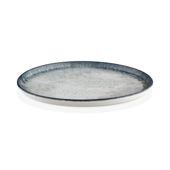 Smooth vegan terítéktányér 25 cm, kék