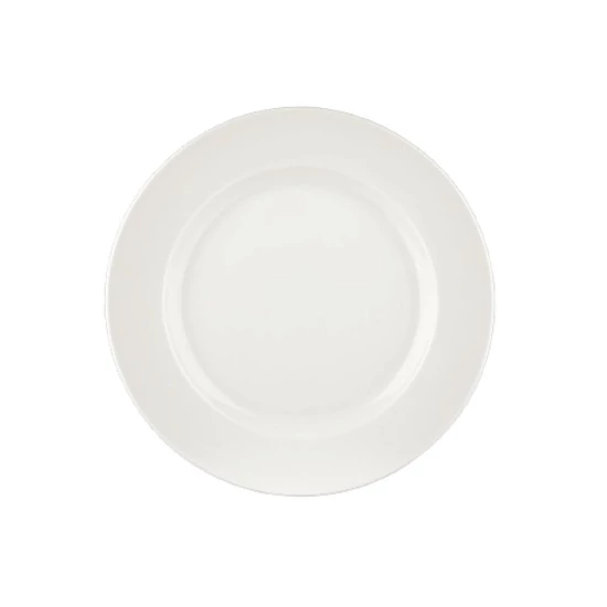 By bone fehér lapos couver tányér 18 cm