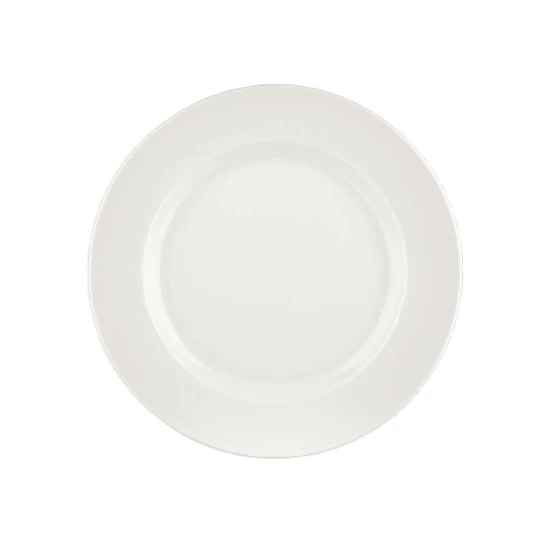 By bone fehér lapos desszerttányér 21 cm