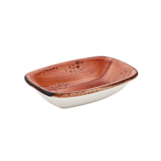 Laterite Harmony szögletes tál 10 x 6,5 cm