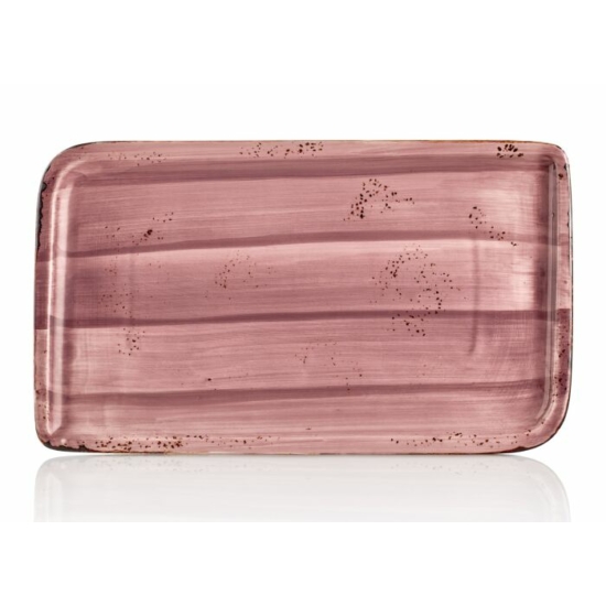 Pink Harmony szögletes tányér 36 x 16 cm