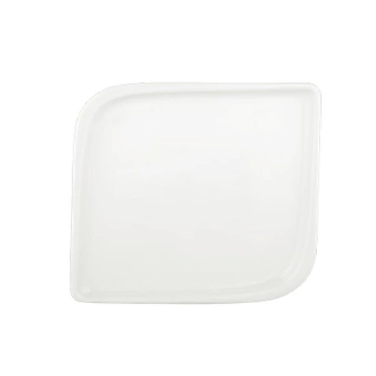 Arel fehérszínű porcelán négyzetalakú tányér 19 x 19 cm