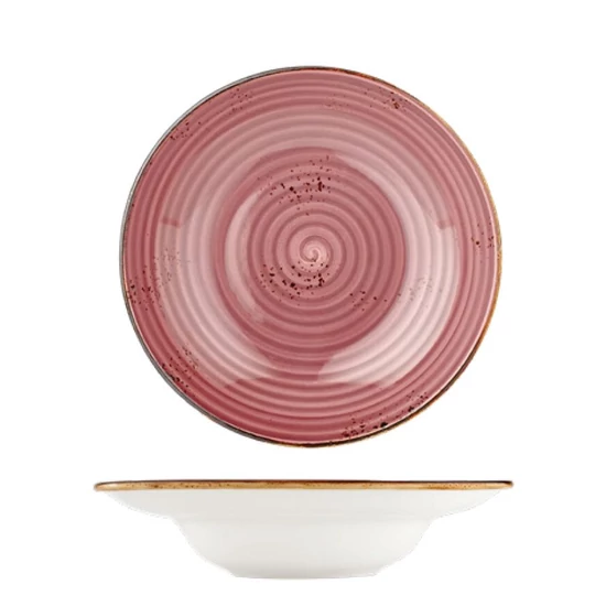 Pink Harmony mélytányér 25 cm