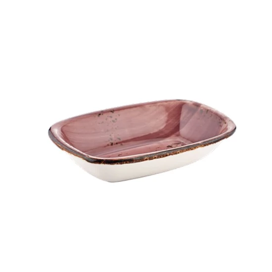 Pink Harmony szögletes tál 10 x 6,5 cm