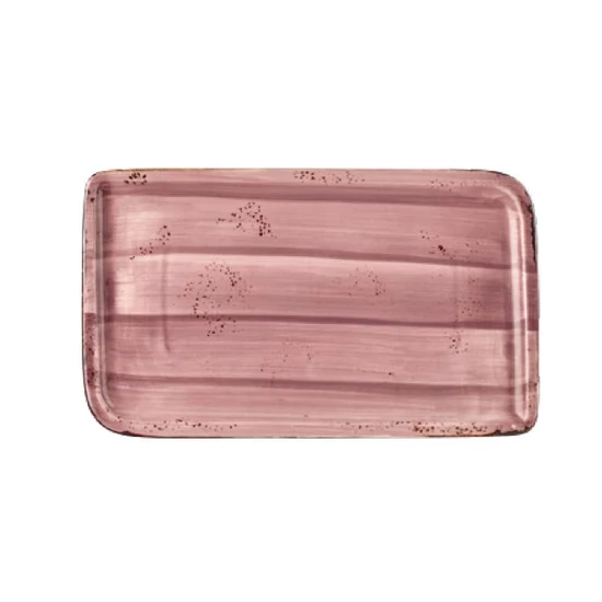 Pink Harmony szögletes tányér 30 x 17,5 cm