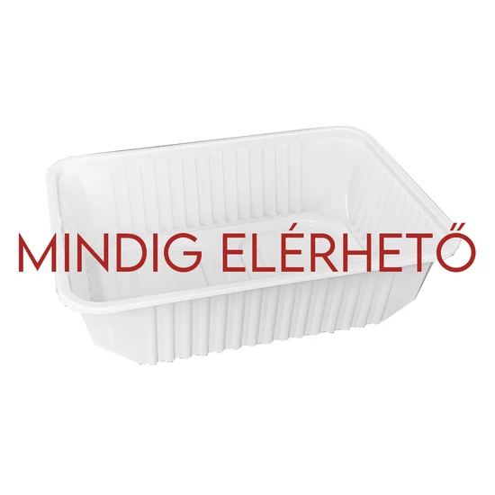1. Étel szállítódoboz egyszer használatos, mikrózható PP, 750 ml