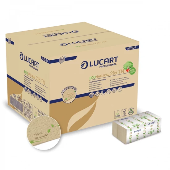 L-ONE LUCART ECONATURAL 216 TN - Think Natural szalvéta