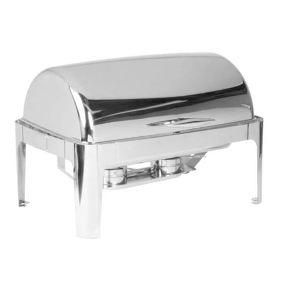 Pasztás chafing GN 1/1 roll top fedővel