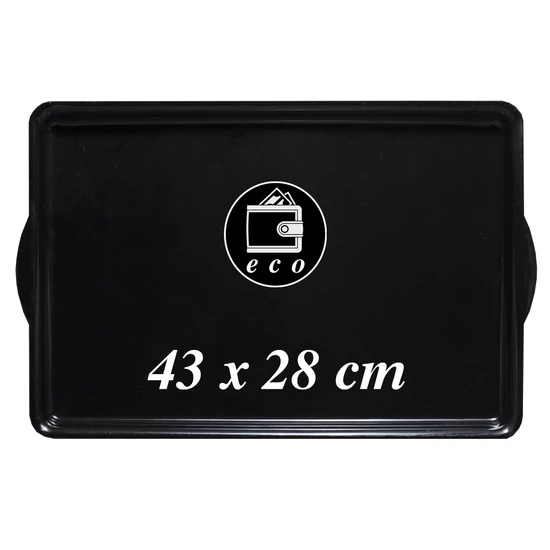ECO önkiszolgáló tálca 43 x 28 cm * fekete