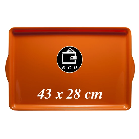 ECO önkiszolgáló tálca 43 x 28 cm * narancs
