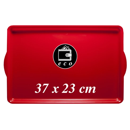 ECO önkiszolgáló tálca 37 x 23 cm * piros