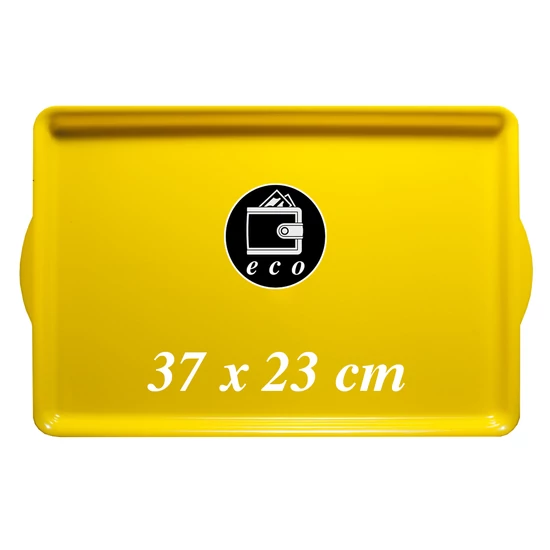 ECO önkiszolgáló tálca 37 x 23 cm * sárga