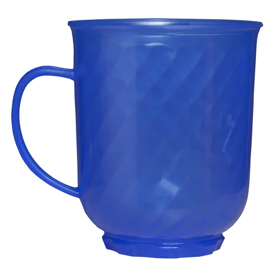 Menza műanyag bögre 300 ml,  kék