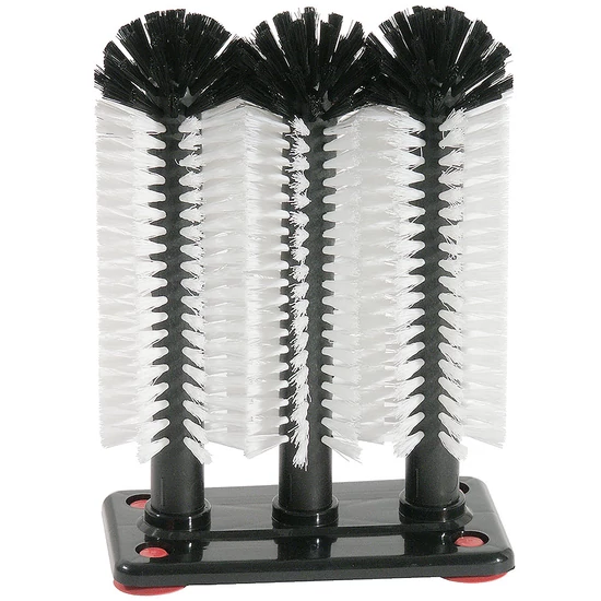 Pohármosó kefe 24 -24 -24 cm négy darab gumitalppal