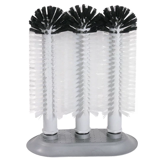 Pohármosó kefe 24 -24 -24 cm öntapadós gumitalppal