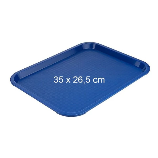 Bistro Classic önkiszolgáló tálca 35 x 26,5 cm * kék *