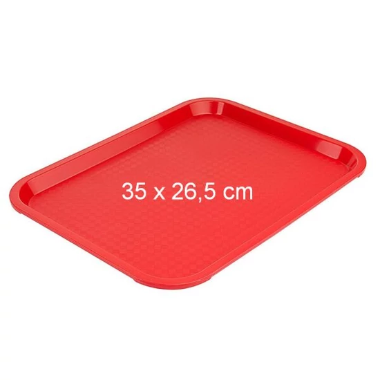Bistro Classic önkiszolgáló tálca 35 x 26,5 cm * piros *