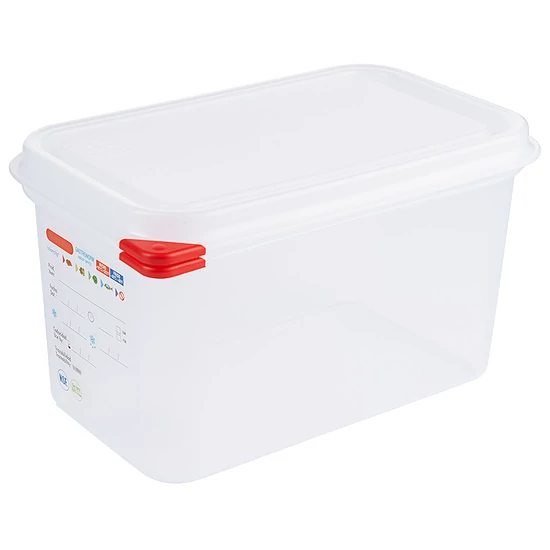Színkódos GN ételszállító edény GN 1/4, 150 mm, 4,3 L