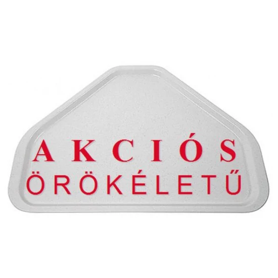 GF önkiszolgáló trapéz tálca üvegszál erősítőssel 48 x 34 cm * szürke *