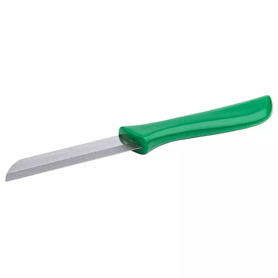 Hámozó kés zöld nyéllel 7 cm