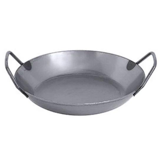 Kovácsolt kékacélból készült paella serpenyő 24 cm